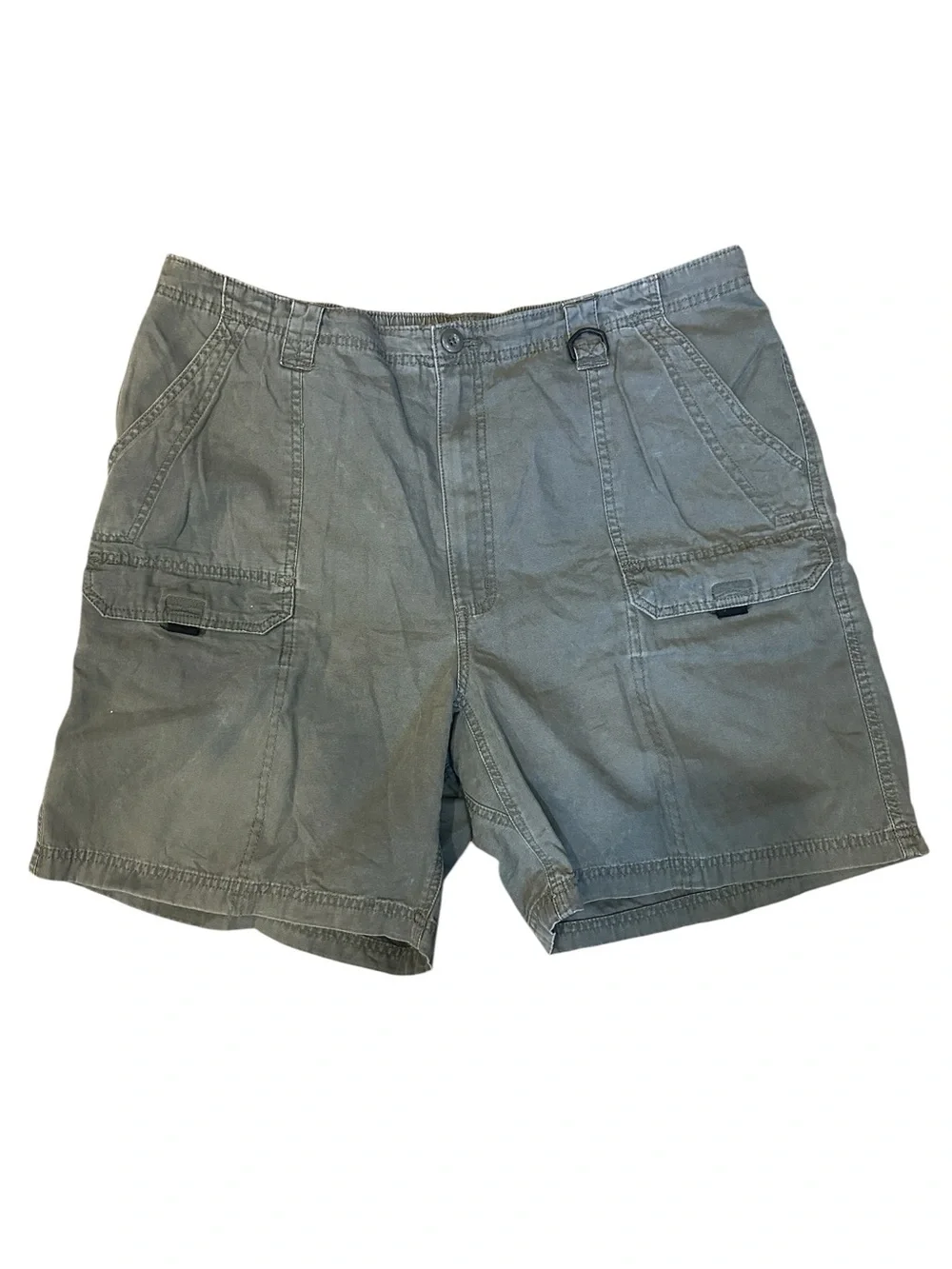 Wrangler Men's 100% Cotton Utility Hiker Cargo Shorts Size 42 Green Outdoors